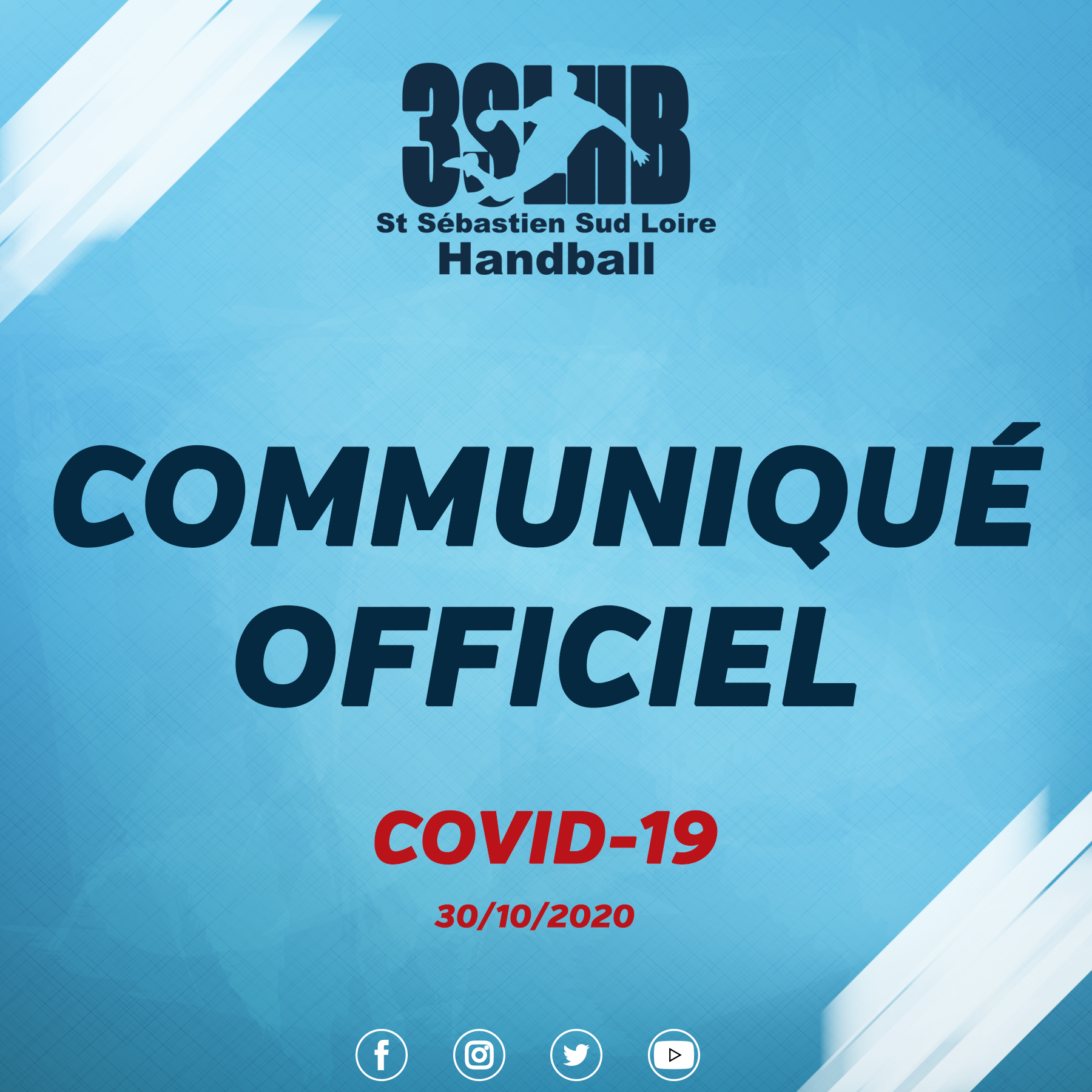 Suspensions des entrainements et compétitions Suspensions des entrainements et compétitions