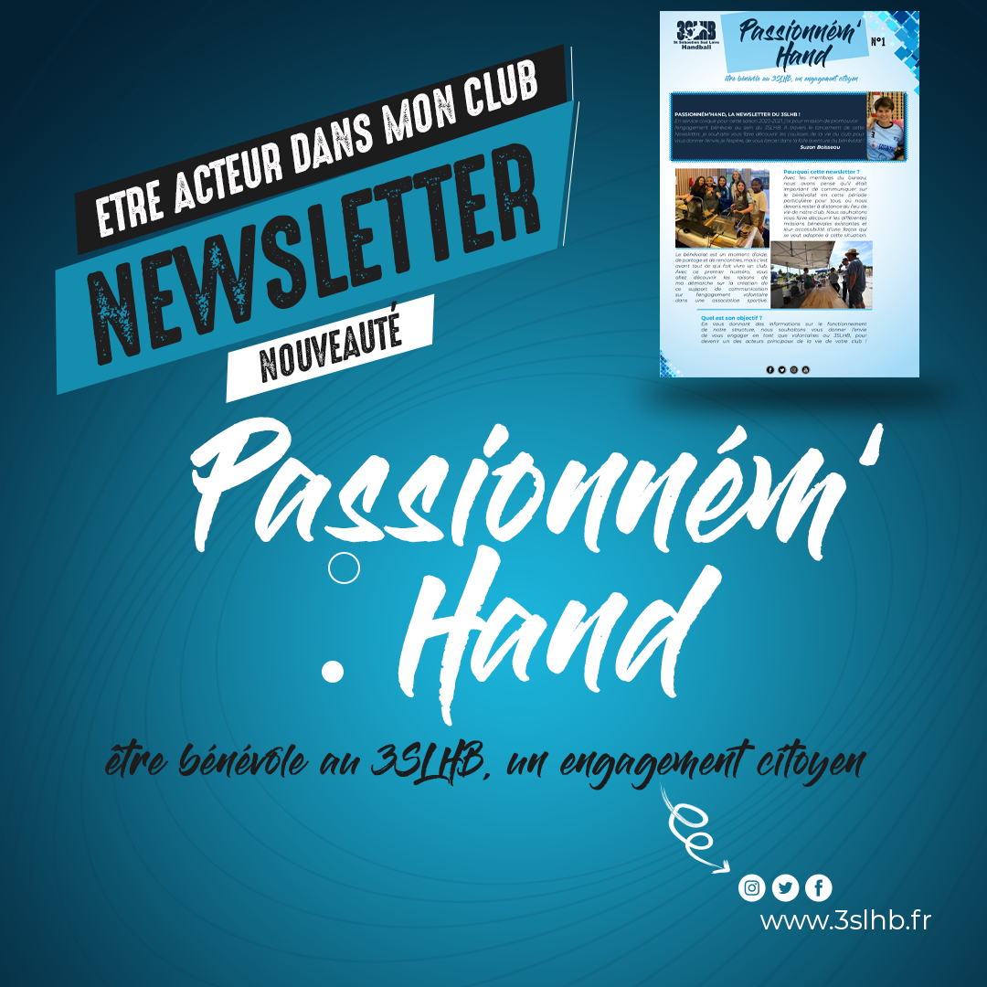 Une nouvelle newsletter sur l’action des bénévoles au 3SLHB Une nouvelle newsletter sur l’action des bénévoles au 3SLHB