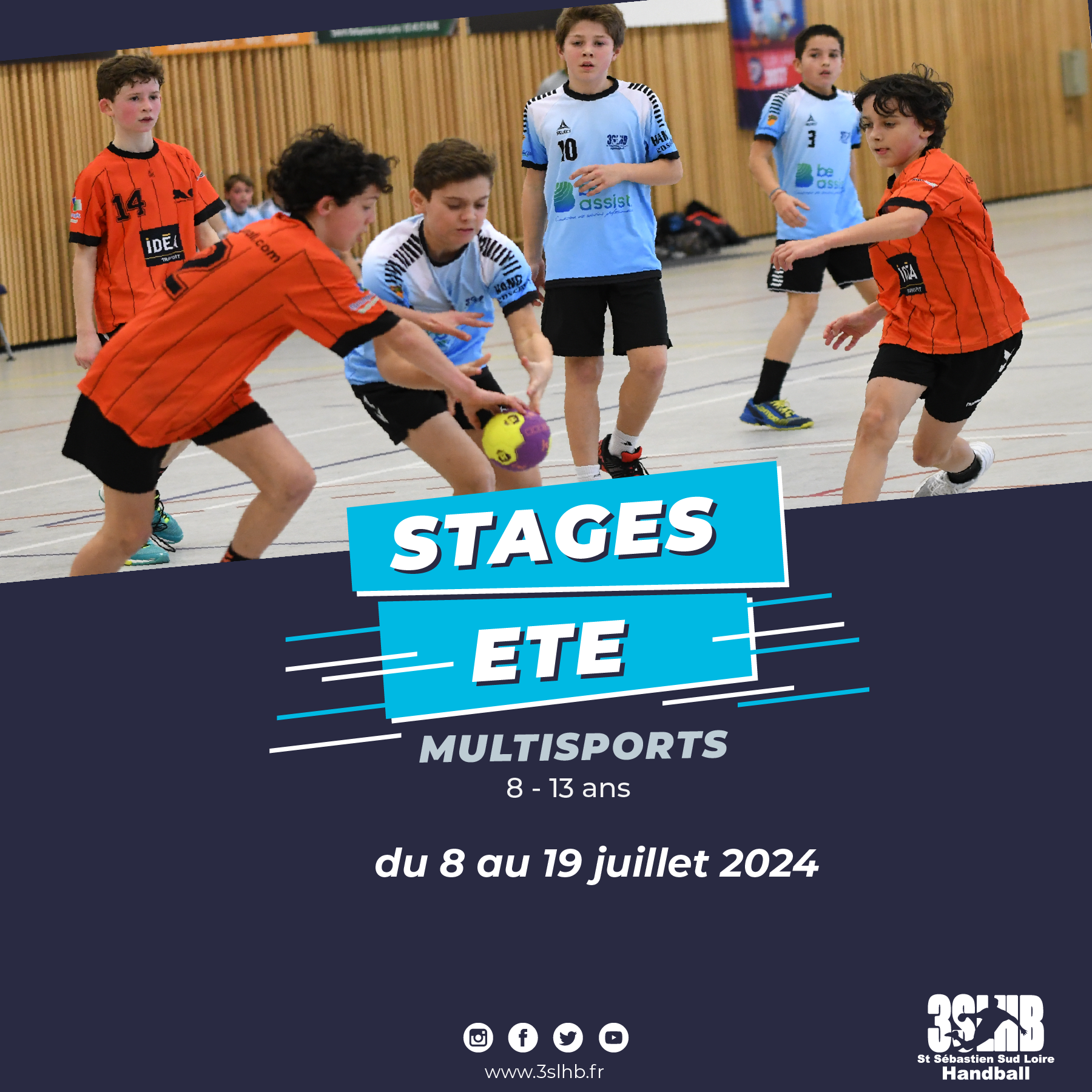 Stages d’été multisports au 3SLHB Stages d’été multisports au 3SLHB