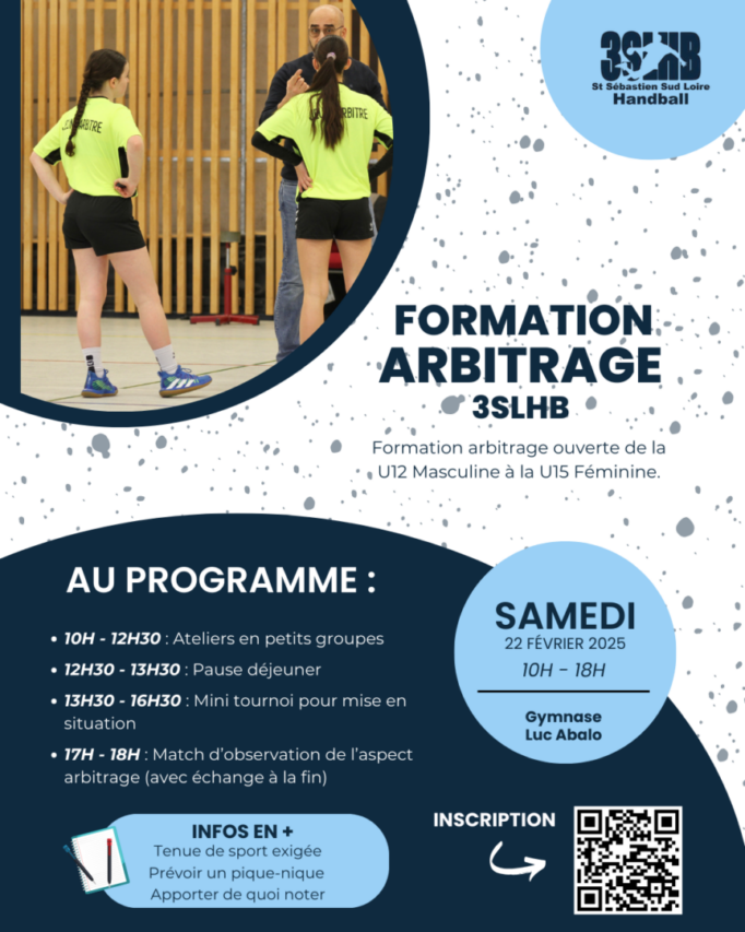 STAGE D’ARBITRAGE 22 FÉVRIER – 3SLHB