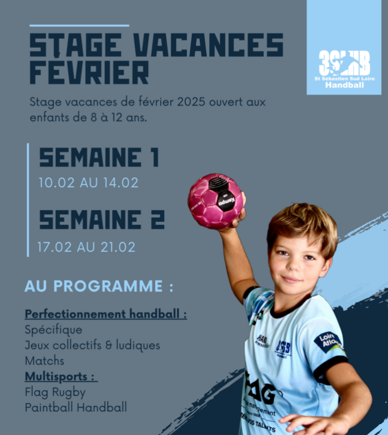 STAGE VACANCES DE FÉVRIER 2025 - 3SLHB