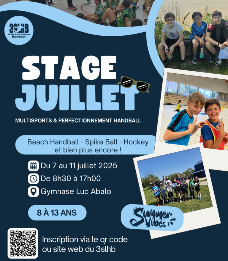 INSCRIPTIONS - STAGE JUILLET 2025 - 3SLHB